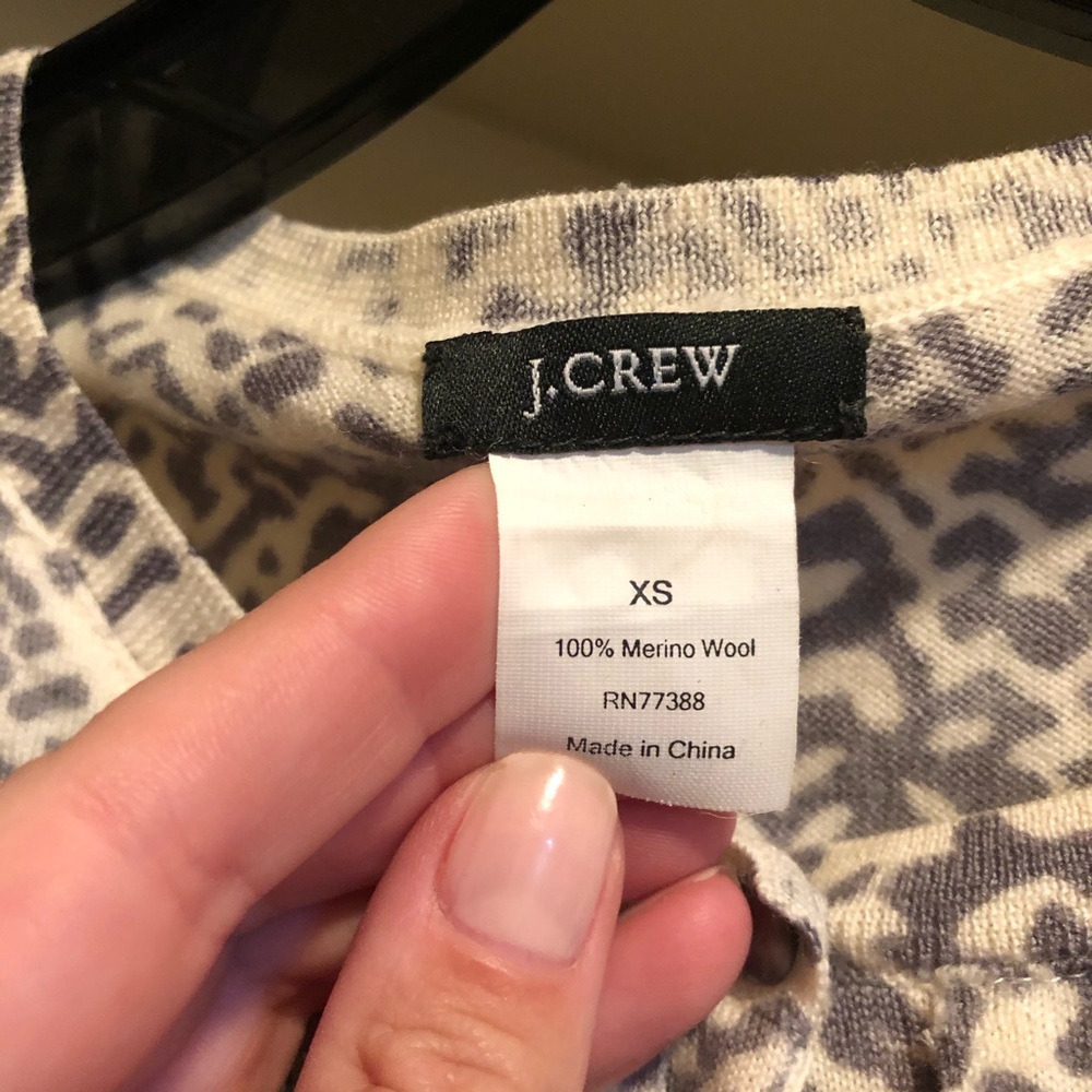 J.Crew Patterned Cardigan - Picture 3 of 5